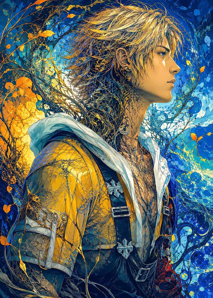 Tidus Final Fantasy X Portrait