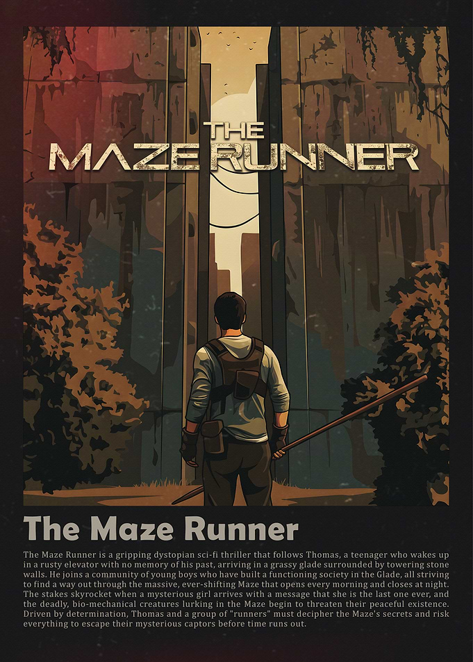 The Maze Runner Movie Poster Art