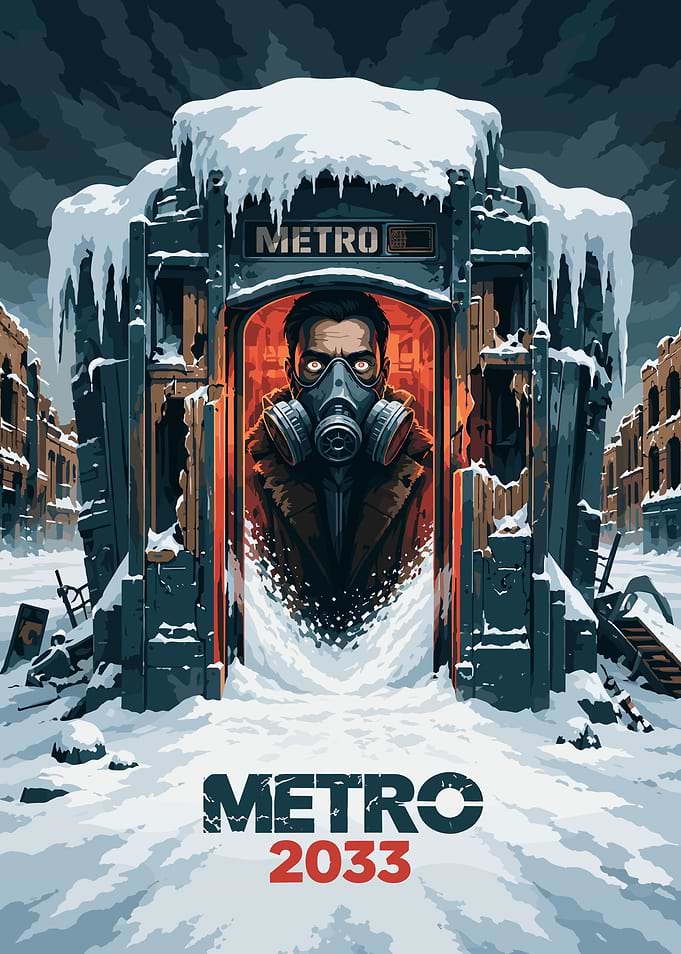 Metro 2033 Post-Apocalyptic Poster