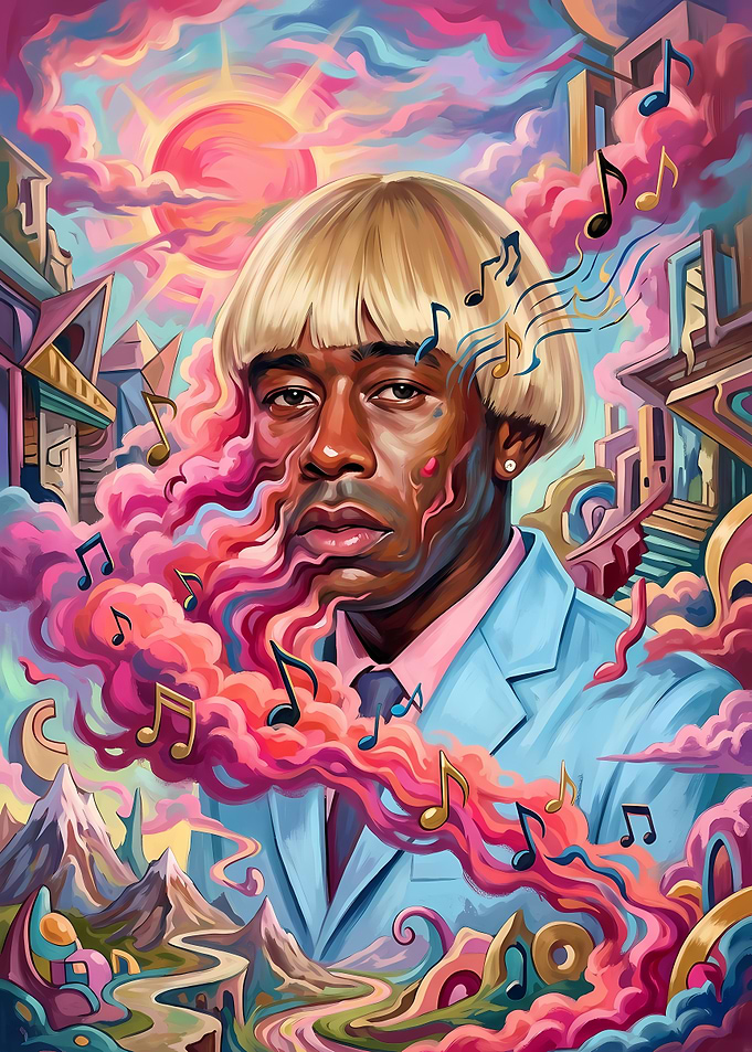 Tyler the Creator Igor Surreal Portrait