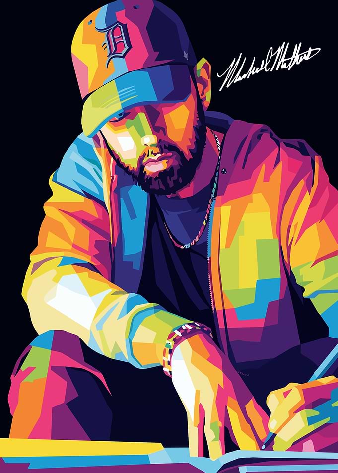 Eminem Pop Art Portrait