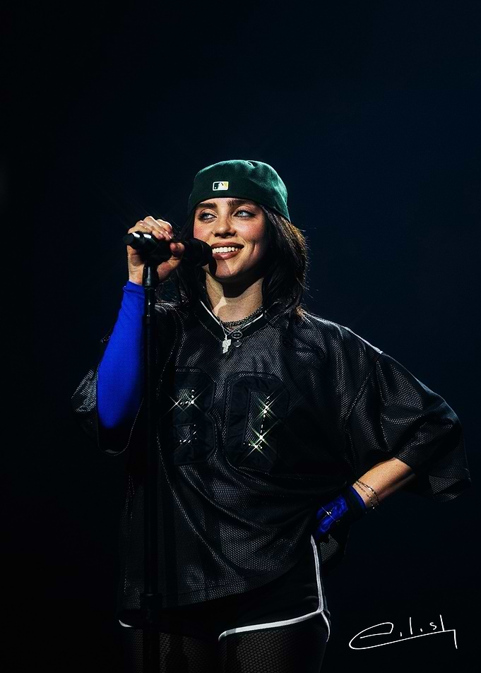 Billie Eilish Performing on Stage