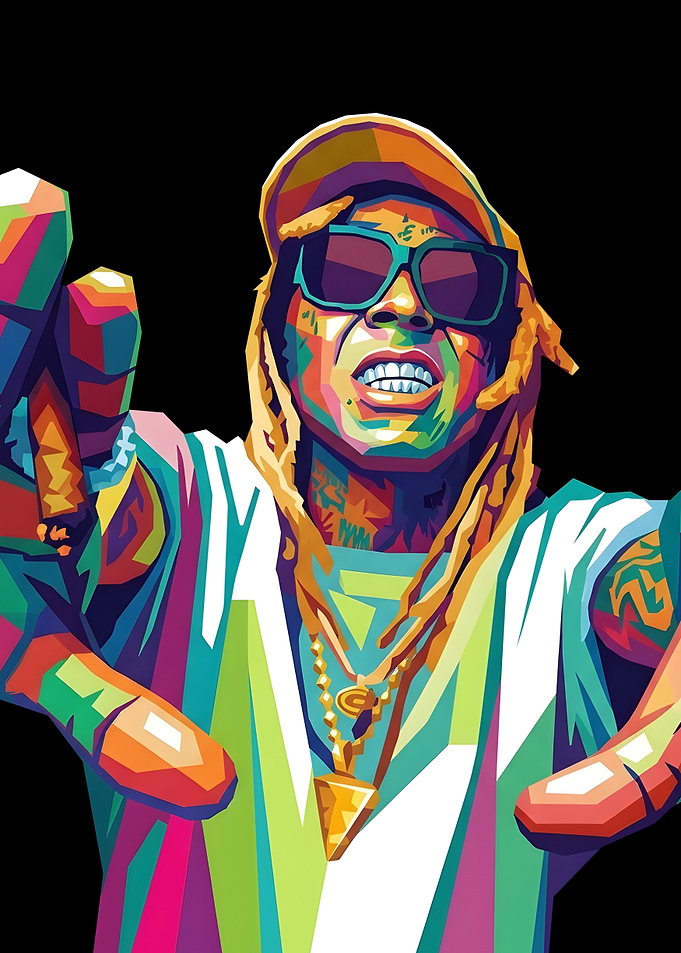 Lil Wayne Pop Art Portrait