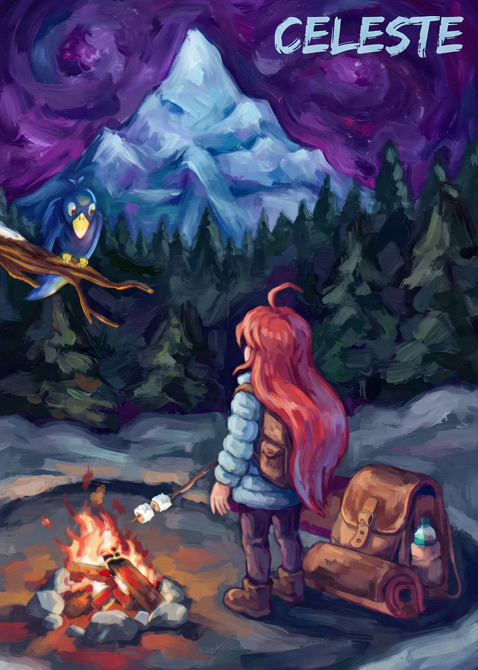 Celeste Game Fan Art Illustration