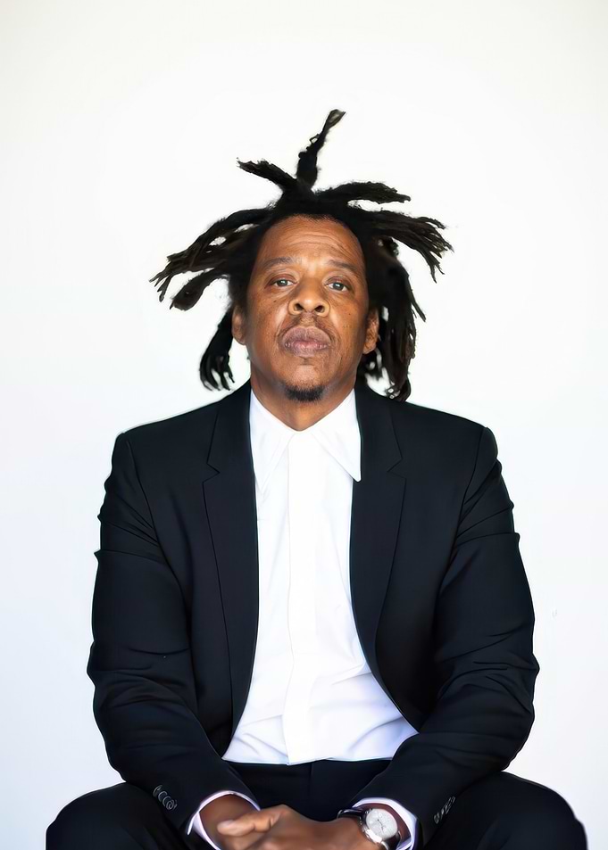 Portrait of Jay-Z in Suit