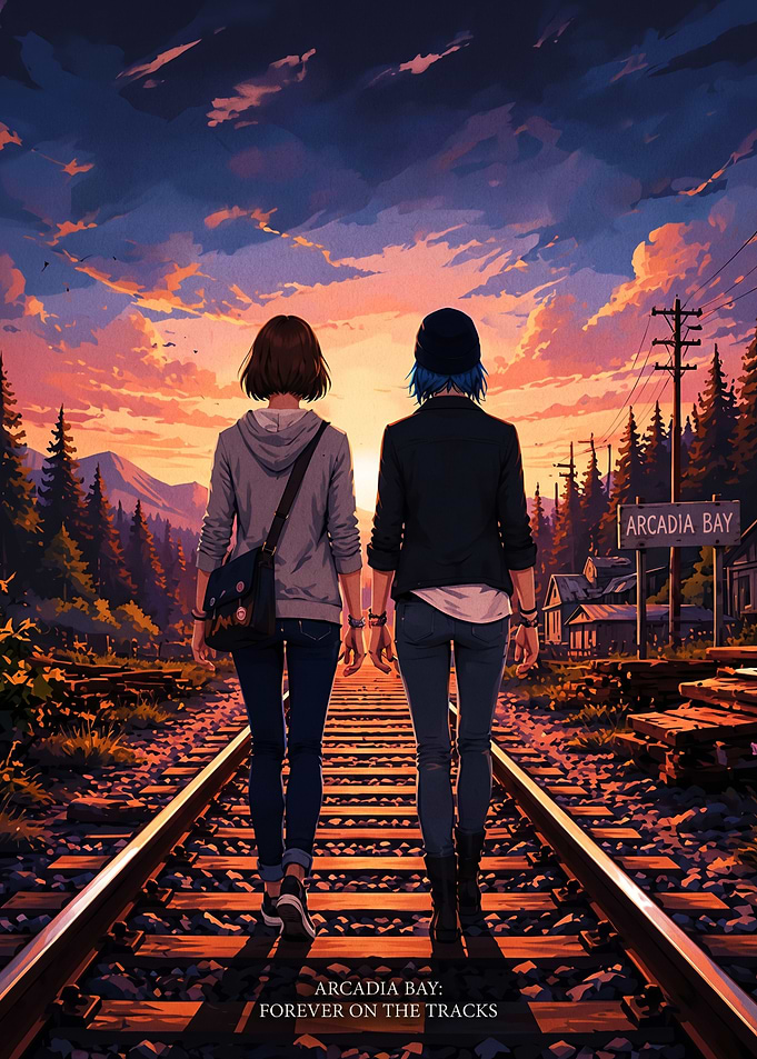 Max and Chloe on the Tracks