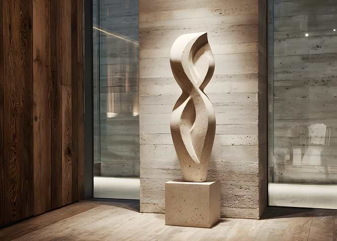 Modern Abstract Stone Sculpture