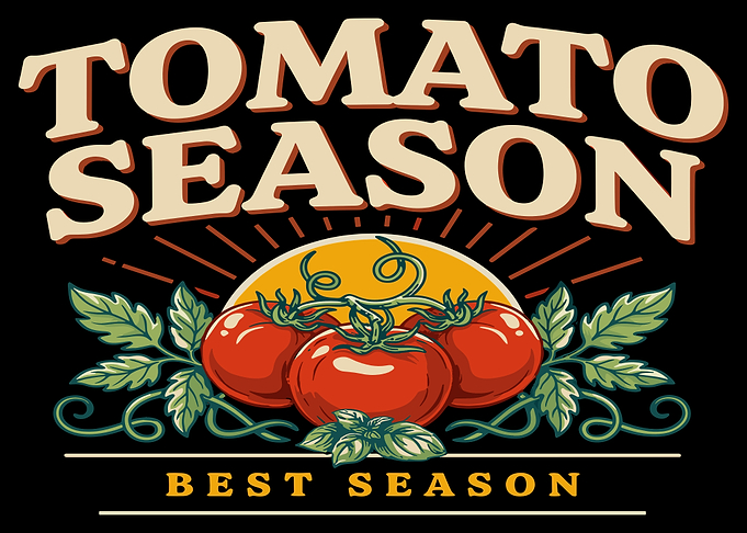 Tomato Season Vintage Style Graphic