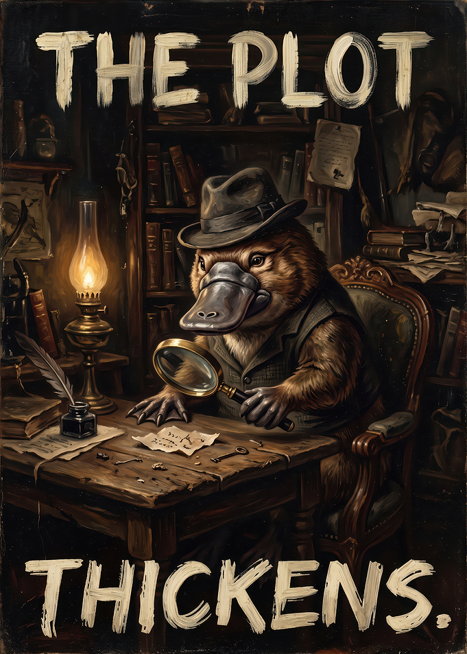 The Plot Thickens Detective Platypus