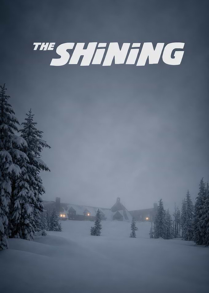 The Shining Overlook Hotel Poster