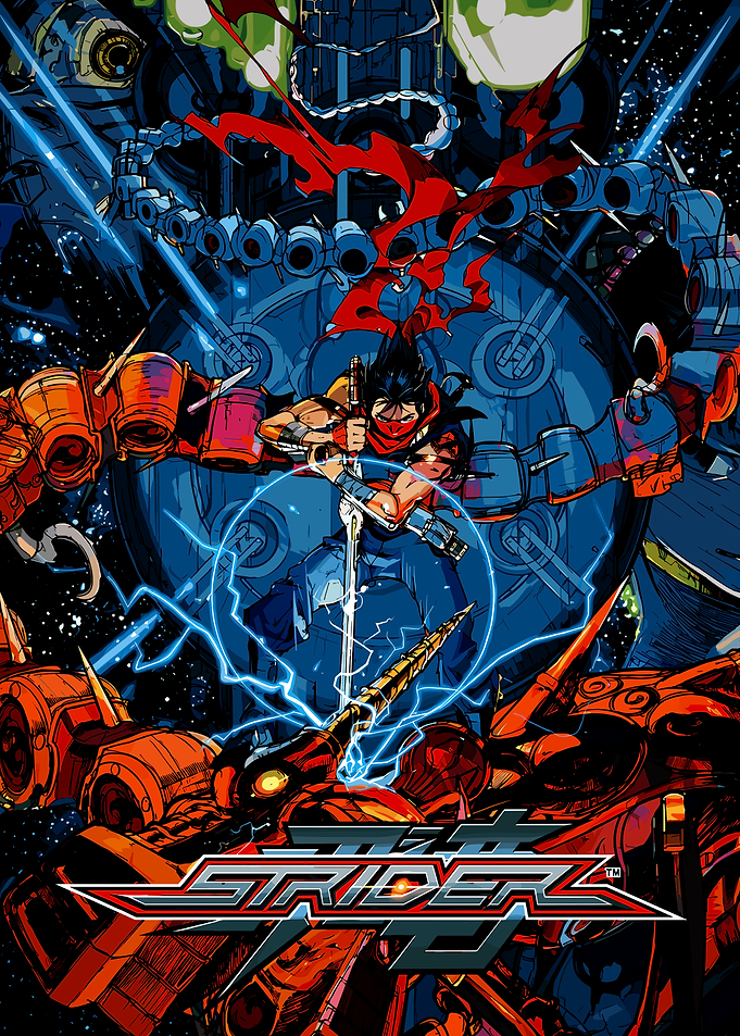 Strider Hiryu Action Poster