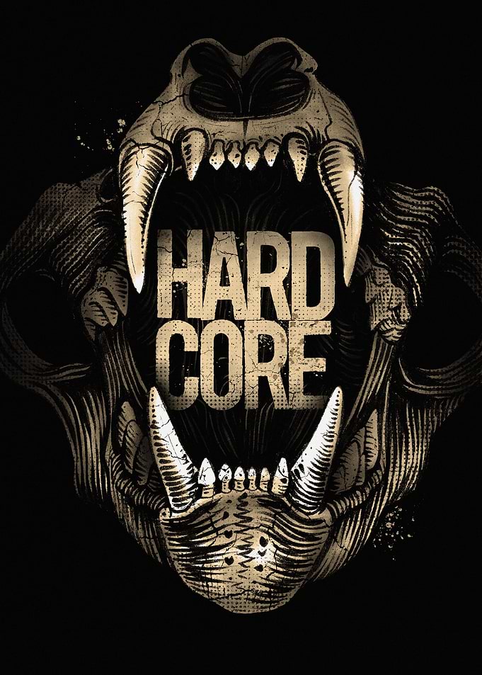 Hardcore Beast Jaw Graphic