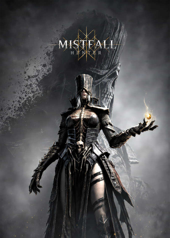 Mistfall Hunter Dark Fantasy Character