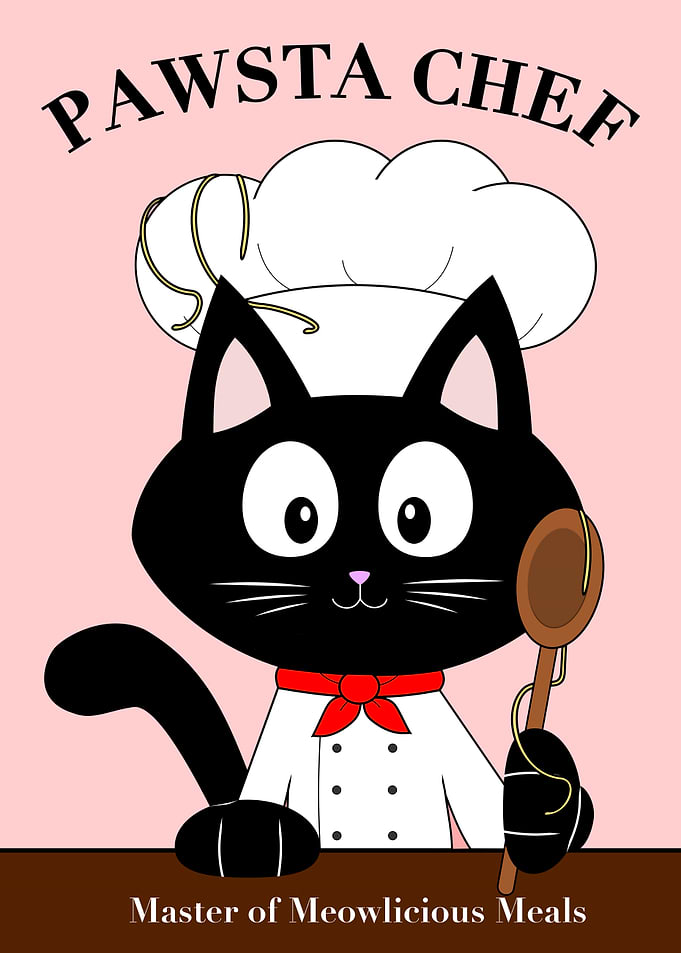 Pawsta Chef Cat