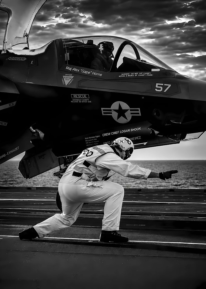 Aircraft Carrier Flight Deck Launch