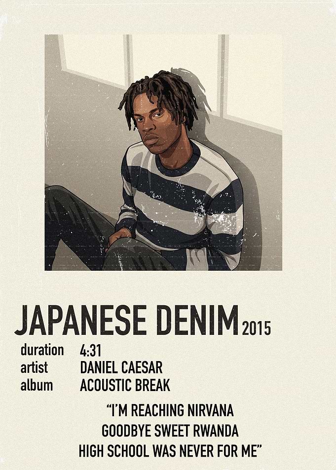 Daniel Caesar Japanese Denim