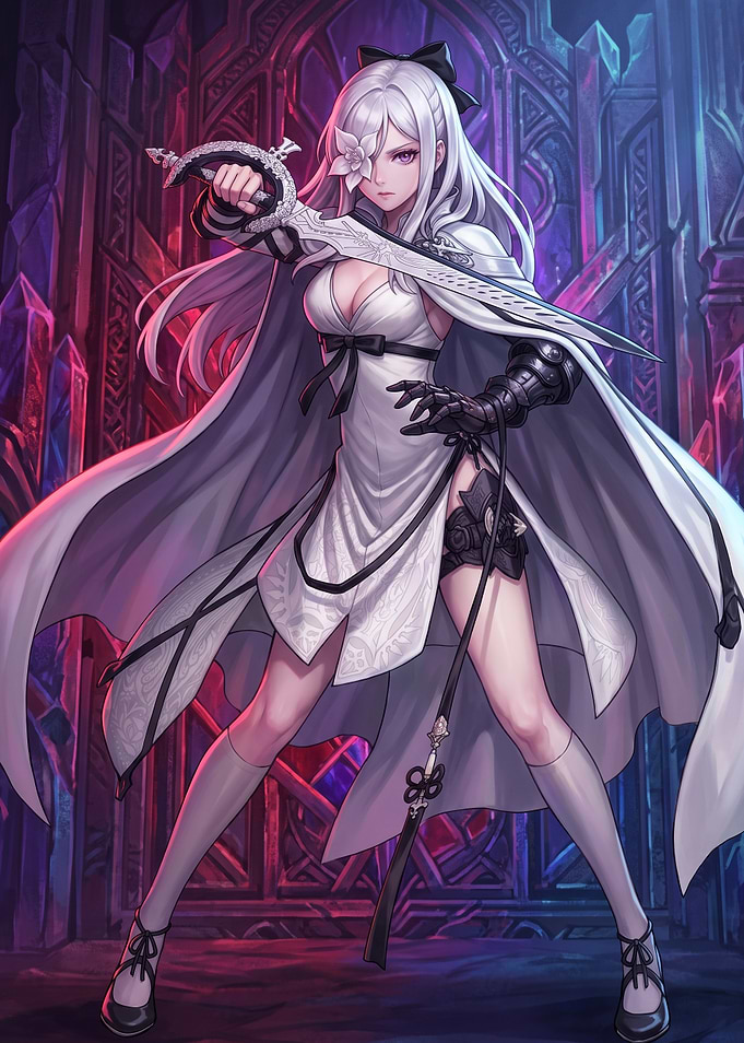 drakengard Girl with Sword