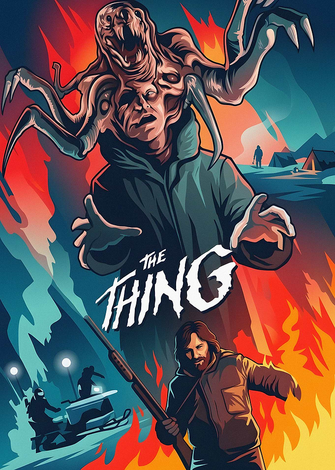 The Thing Movie Poster Art