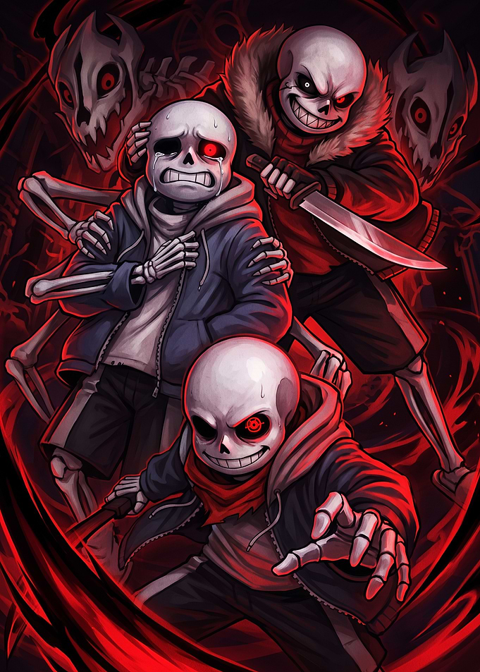 Undertale Sans Multiverse Fan Art