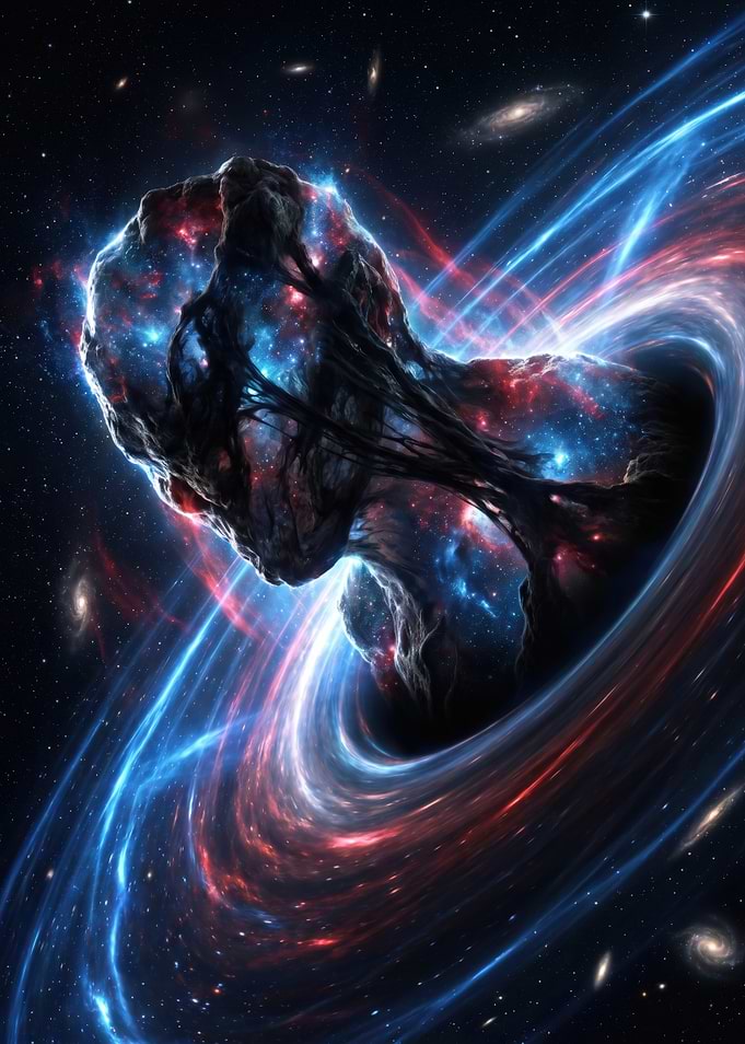 Cosmic Entity Emerging from Black Hole