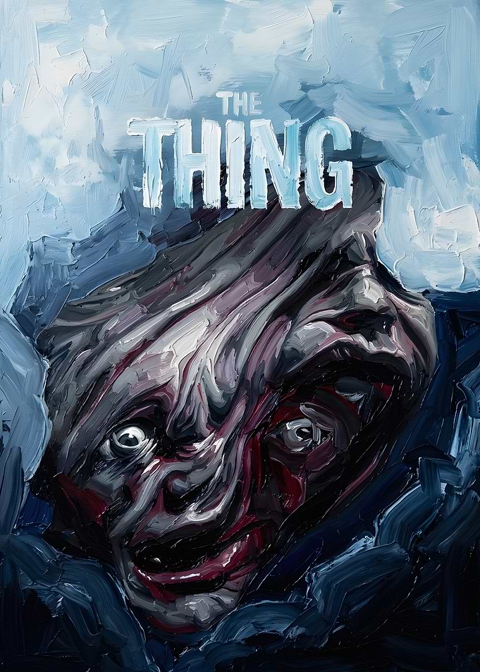 The Thing Horror Movie Poster Art
