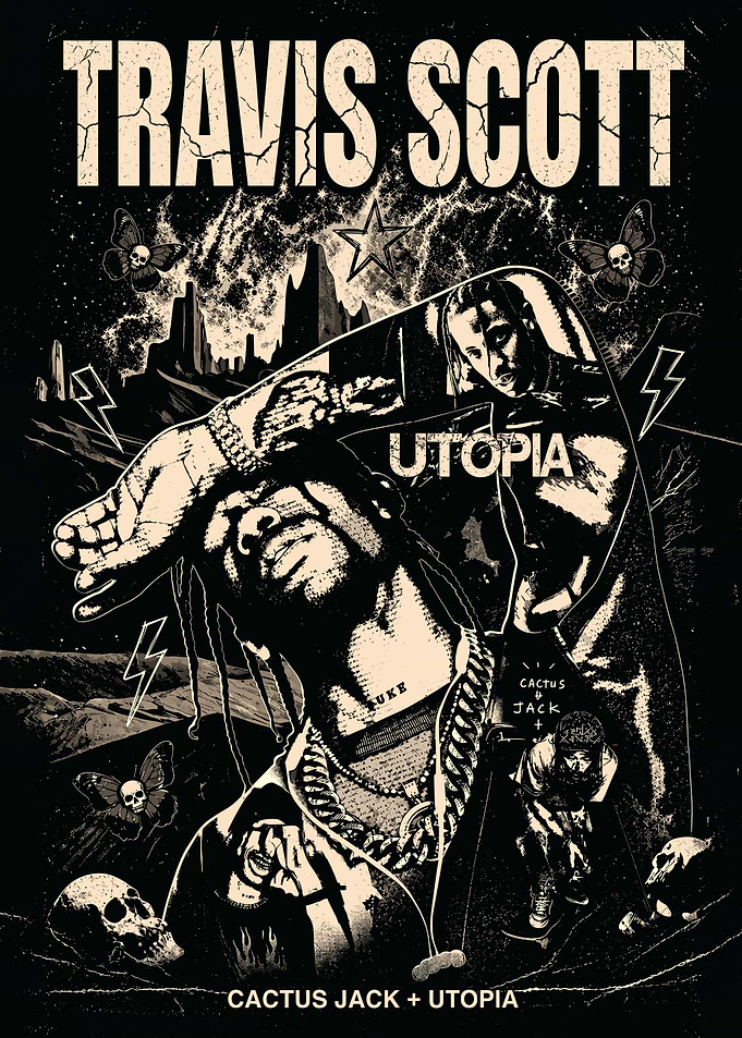Travis Scott Utopia Graphic Poster
