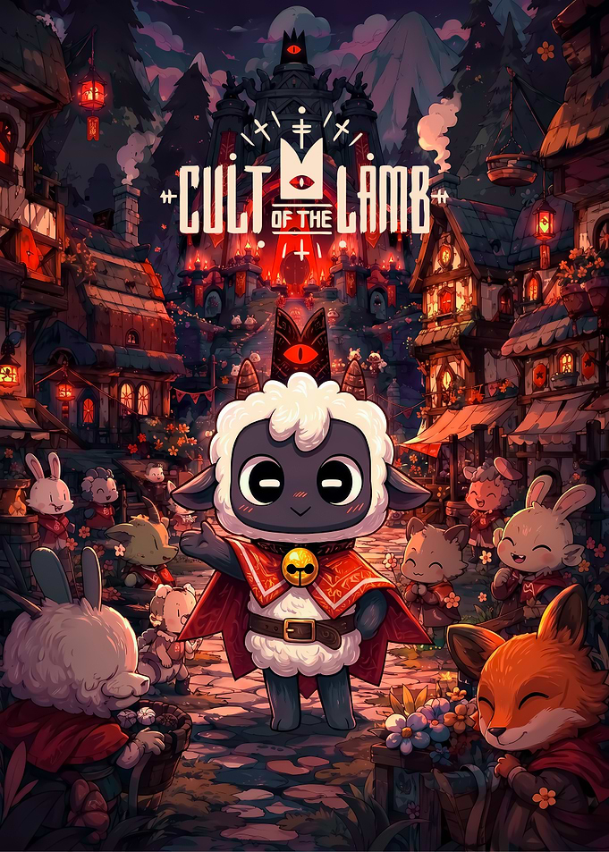 Cult of the Lamb Game Poster