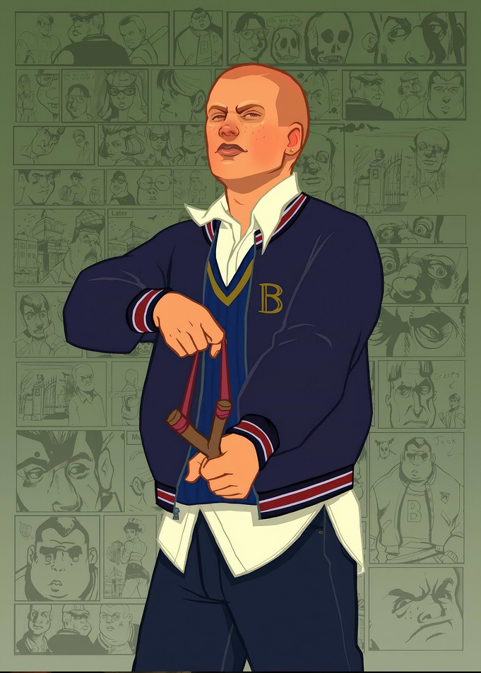 Jimmy Hopkins Bully Game Art