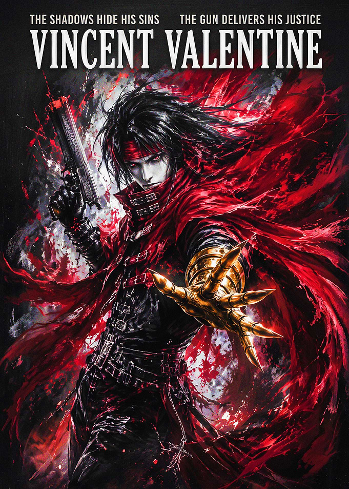 Vincent Valentine Final Fantasy Poster