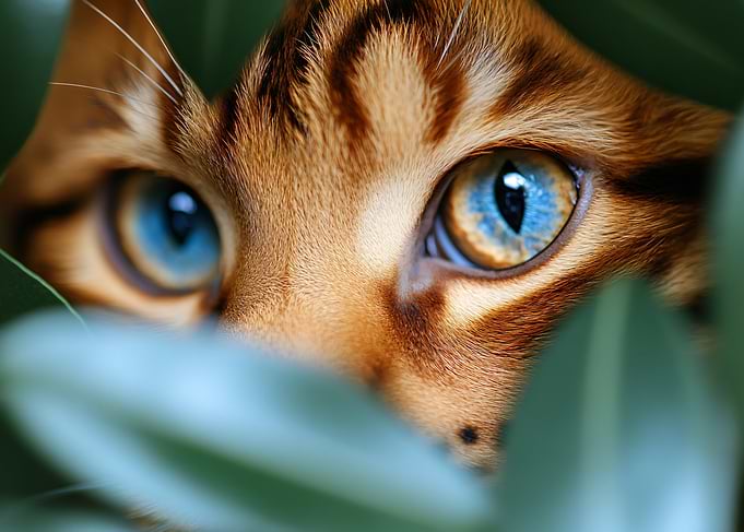 Close-up of a Bengal Cat
