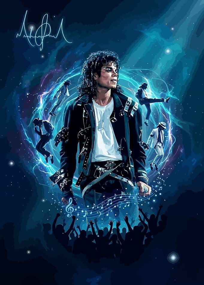 Michael Jackson Musical Tribute Art