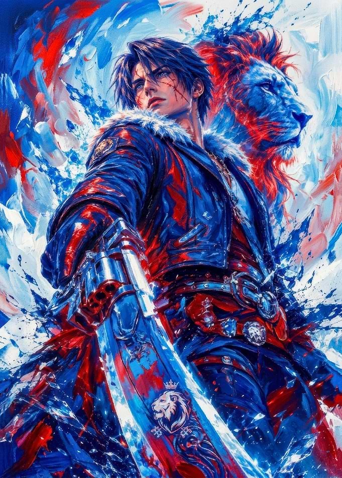 Squall Leonhart Final Fantasy VIII Art