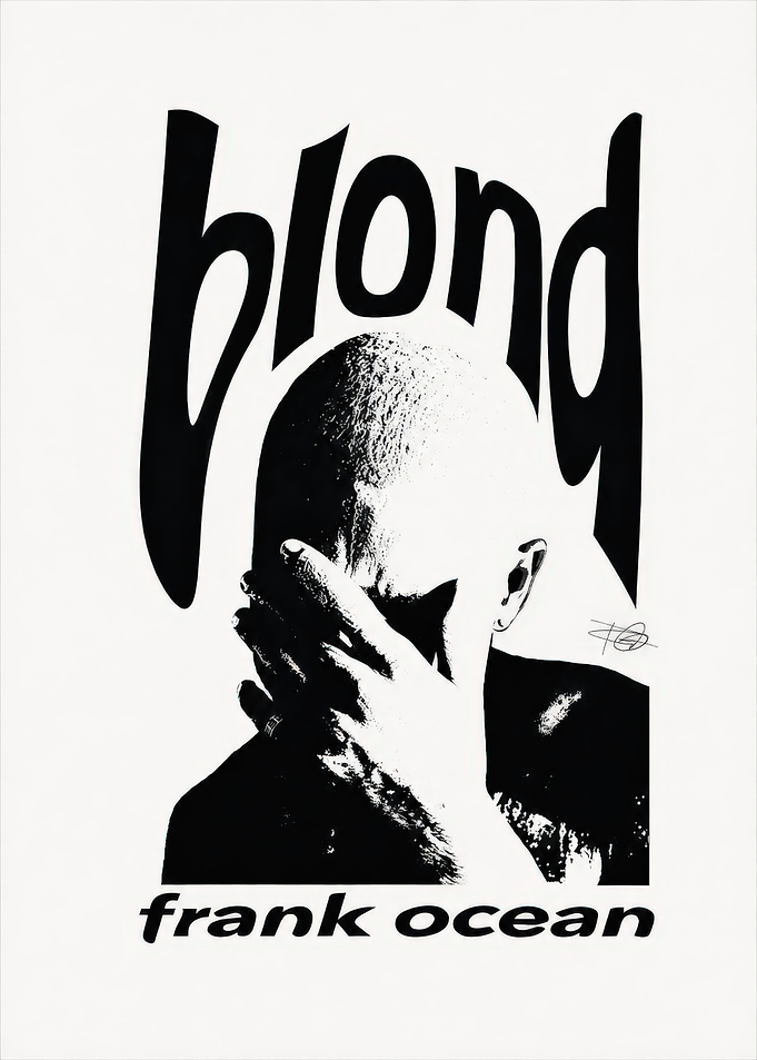 Frank Ocean Blond Album Cover Poster