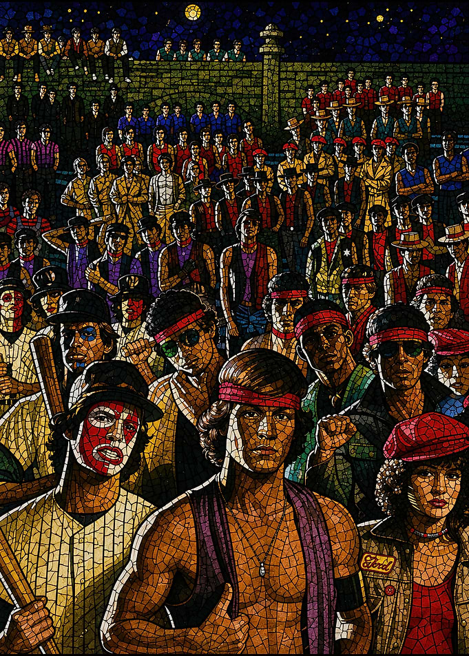 The Warriors Mosaic Art