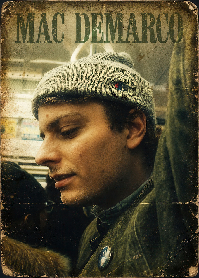 Mac DeMarco Vintage Style Portrait