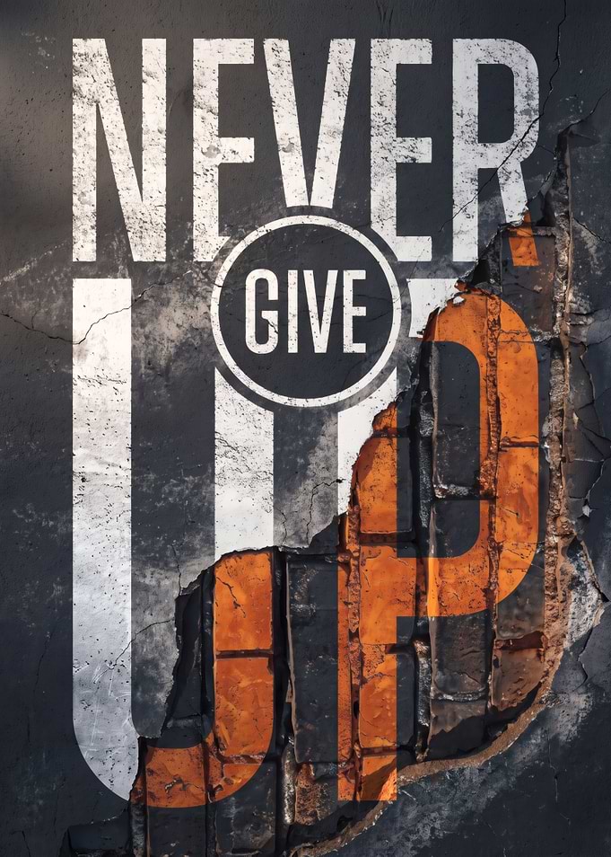 Never Give Up Motivational