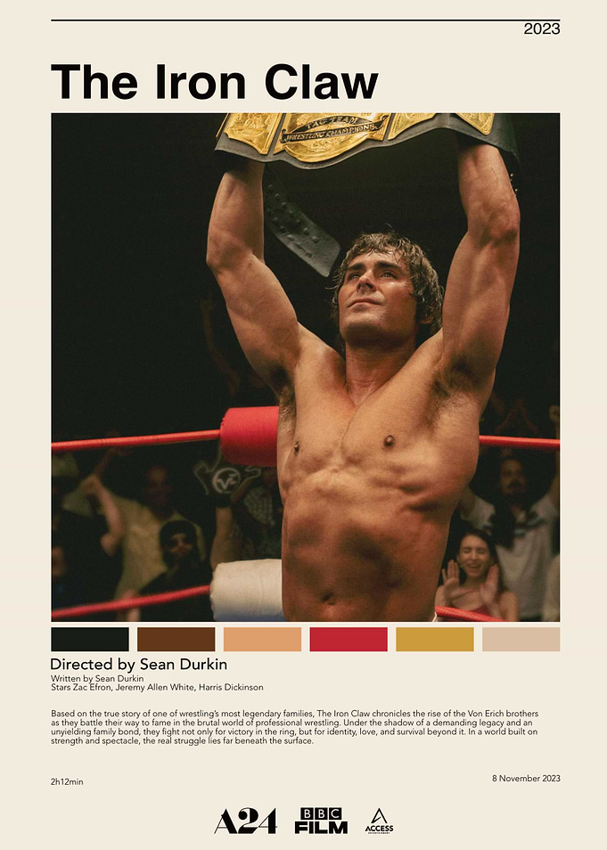 The Iron Claw Movie Poster