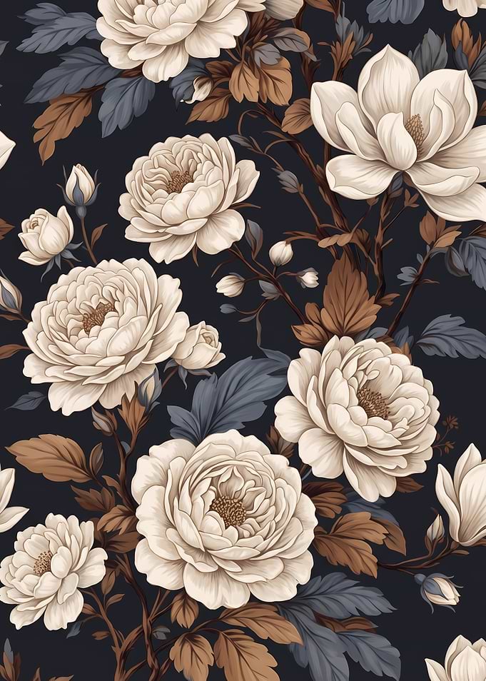 Elegant Vintage Floral Pattern