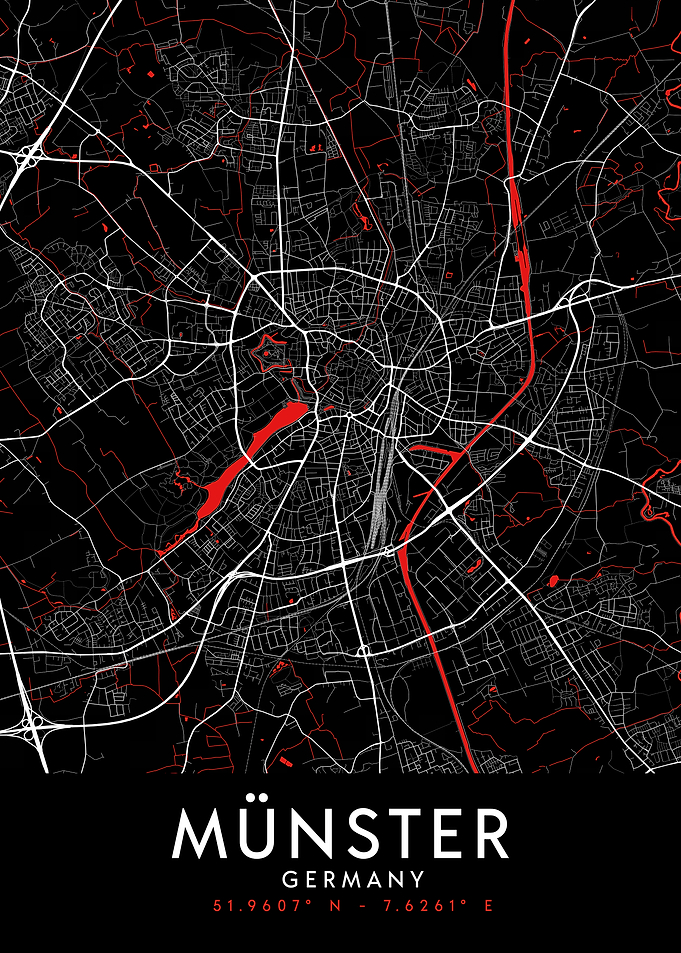 Münster Dark Map