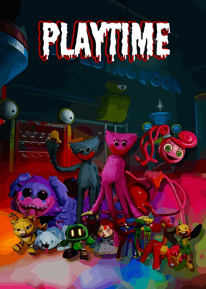 Poppy Playtime Characters Group Poster