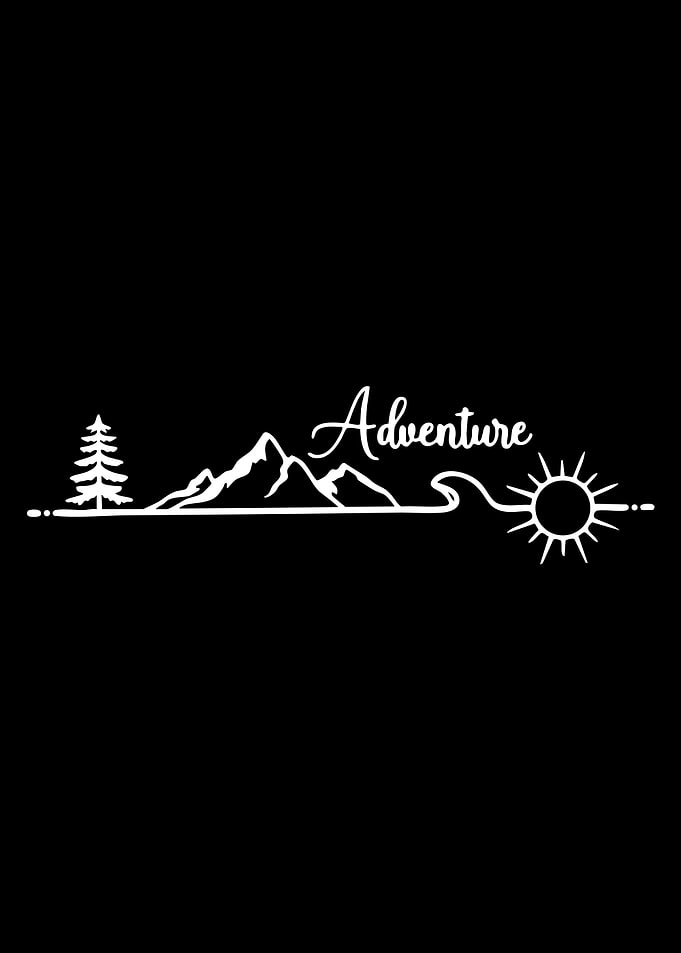Minimalist Adventure Line Art Design