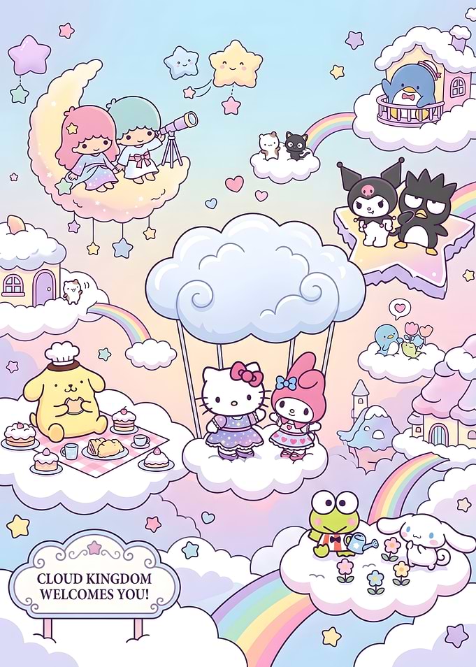 Sanrio Characters in Cloud Kingdom