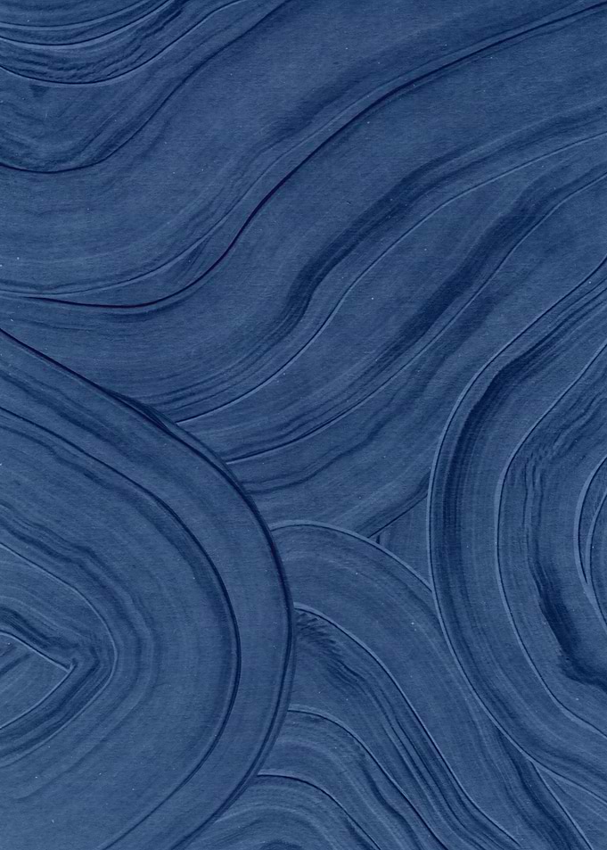Abstract Navy Blue Swirl Texture