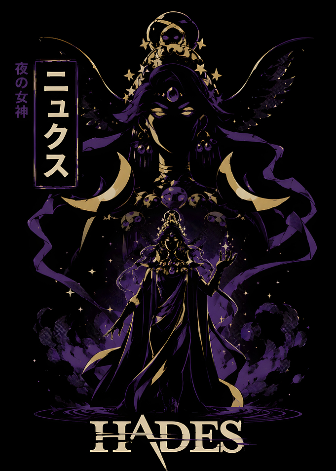 Nyx Goddess of Night Hades Fanart