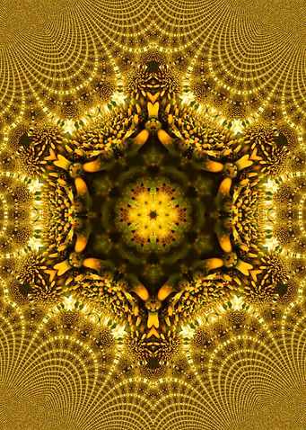 Titre Solar Bloom — Fractal Mandala
