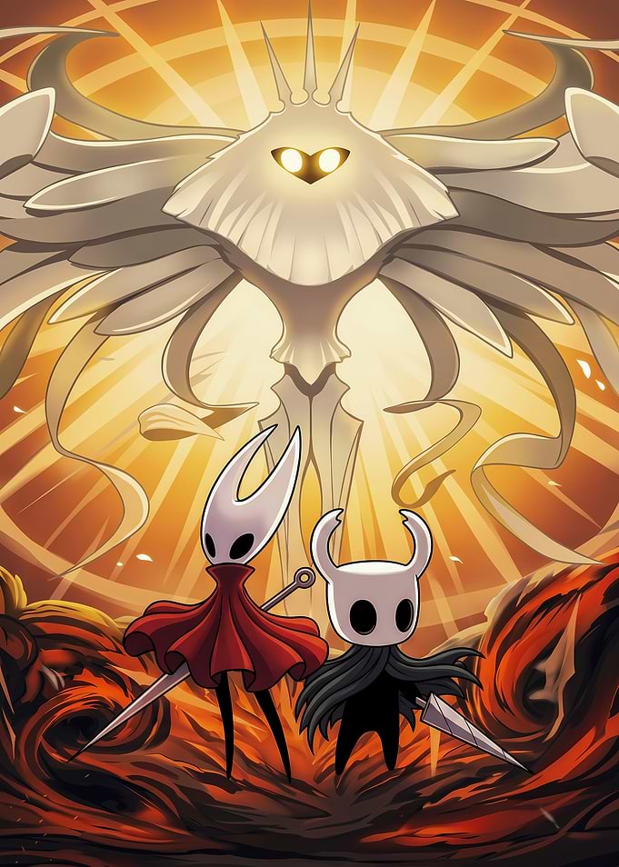 Hollow Knight Characters Facing The Radiance