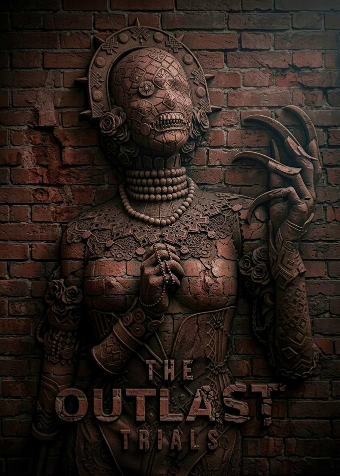 The Outlast Trials Stone Relief Wall Art
