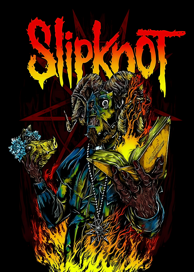 Slipknot Goat Demon Graphic Art