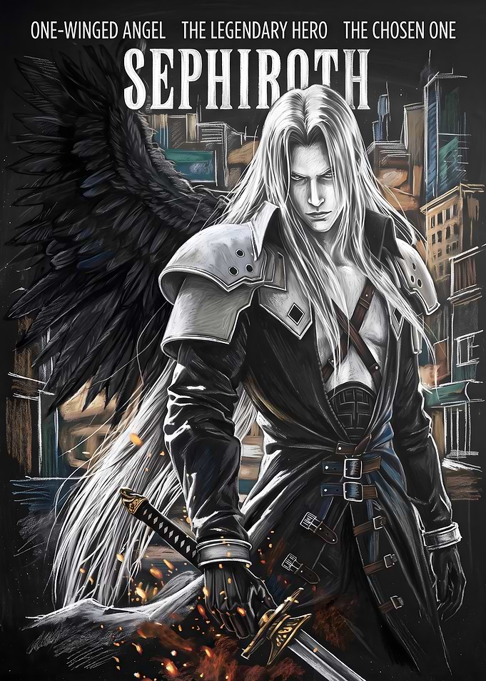 Sephiroth Final Fantasy VII Poster