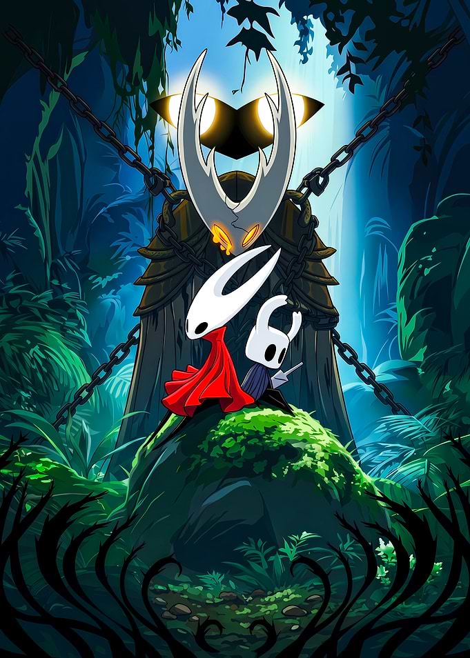 Hollow Knight and Hornet Fan Art